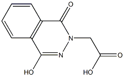 (4-HYDROXY-1-OXO-1H-PHTHALAZIN-2-YL)-ACETIC ACID Struktur