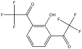 2,6-BIS(TRIFLUOROACETYL)PHENOL Struktur