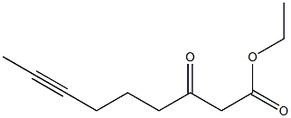 3-OXONON-7-YNOIC ACID ETHYL ESTER Struktur