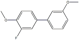 3-FLUORO-4,3'-DIMETHOXY-BIPHENYL Struktur