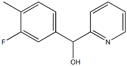 3-FLUORO-4-METHYLPHENYL-(2-PYRIDYL)METHANOL Struktur