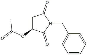 (S)-2-ACETOXY-N-BENZYLSUCCINIMIDE Struktur