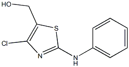 (2-ANILINO-4-CHLORO-1,3-THIAZOL-5-YL)METHANOL Struktur