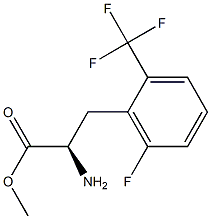 METHYL (2R)-2-AMINO-3-[6-FLUORO-2-(TRIFLUOROMETHYL)PHENYL]PROPANOATE Struktur