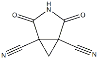 2,4-DIOXO-3-AZABICYCLO[3.1.0]HEXANE-1,5-DICARBONITRILE Struktur