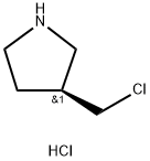 3(S)-CHLOROMETHYL-PYRROLIDINE HYDROCHLORIDE Struktur