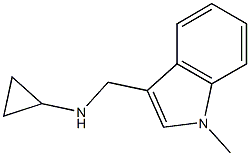 CYCLOPROPYL-(1-METHYL-1H-INDOL-3-YLMETHYL)-AMINE Struktur