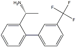 (1R)-1-(2-[3-(TRIFLUOROMETHYL)PHENYL]PHENYL)ETHYLAMINE Struktur