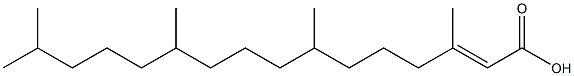 3,7,11,15-TETRAMETHYLHEXADEC-2-ENOIC ACID Struktur