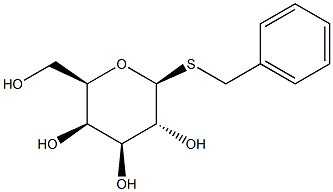 BENZYL 1-THIO-BETA-D-GALACTOPYRANOSIDE Struktur