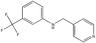 PYRIDIN-4-YLMETHYL-(3-TRIFLUOROMETHYL-PHENYL)-AMINE Struktur