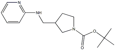 1-BOC-3-[(PYRIDIN-2-YLAMINO)-METHYL]-PYRROLIDINE Struktur