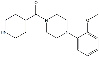 [4-(2-METHOXY-PHENYL)-PIPERAZIN-1-YL]-PIPERIDIN-4-YL-METHANONE Struktur