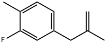 3-(3-FLUORO-4-METHYLPHENYL)-2-METHYL-1-PROPENE Struktur