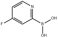 4-FLUOROPYRIDIN-2-YL-2-BORONIC ACID Struktur