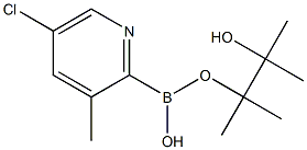 5-CHLORO-3-METHYLPYRIDINE-2-BORONIC ACID PINACOL ESTER Struktur