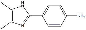 4-(4,5-DIMETHYL-1H-IMIDAZOL-2-YL)-PHENYLAMINE Struktur