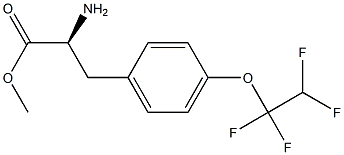 METHYL (2S)-2-AMINO-3-[4-(1,1,2,2-TETRAFLUOROETHOXY)PHENYL]PROPANOATE Struktur