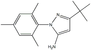 3-TERT-BUTYL-1-MESITYL-1H-PYRAZOL-5-AMINE Struktur