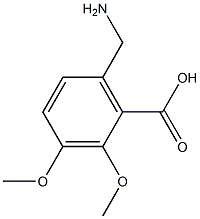 2,3-DIMETHOXY-6-AMINOMETHYL-BENZOIC ACID Struktur