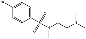 4-BROMO-N-((DIMETHYLAMINO)ETHYL)-N-METHYLBENZENESULFONAMIDE Struktur