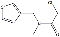 2-CHLORO-N-METHYL-N-(THIEN-3-YLMETHYL)ACETAMIDE Struktur