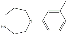 1-(3-METHYLPHENYL)HOMOPIPERAZINE Struktur