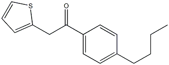 4'-N-BUTYL-2-THIENYLACETOPHENONE Struktur