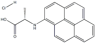 D-(1-PYRENYL)ALANINE HYDROCHLORIDE Struktur