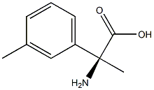 (2S)-2-AMINO-2-(3-METHYLPHENYL)PROPANOIC ACID Struktur