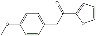 1-(2-FURYL)-2-(4-METHOXYPHENYL)ETHAN-1-ONE Struktur