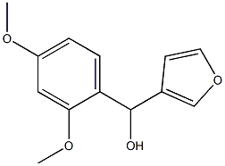 2,4-DIMETHOXYPHENYL-(3-FURYL)METHANOL Struktur