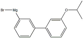 3-(3-ISOPROPOXYPHENYL)PHENYLMAGNESIUM BROMIDE Struktur