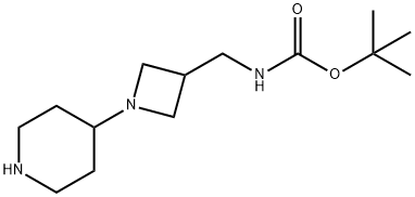 (1-PIPERIDIN-4-YL-AZETIDIN-3-YLMETHYL)-CARBAMIC ACID TERT-BUTYL ESTER Struktur