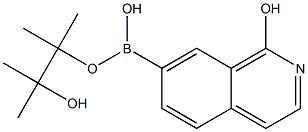 1-HYDROXYISOQUINOLINE-7-BORONIC ACID PINACOL ESTER Struktur