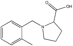 1-(2-METHYLBENZYL)PYRROLIDINE-2-CARBOXYLIC ACID Struktur