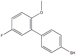 4-(3-FLUORO-6-METHOXYPHENYL)THIOPHENOL Struktur