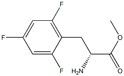 METHYL (2R)-2-AMINO-3-(2,4,6-TRIFLUOROPHENYL)PROPANOATE Struktur