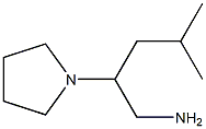 4-METHYL-2-PYRROLIDIN-1-YLPENTAN-1-AMINE Struktur