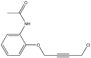 N-[2-(4-CHLORO-BUT-2-YNYLOXY)-PHENYL]-ACETAMIDE Struktur