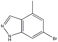 6-BROMO-4-METHYL-(1H)INDAZOLE Struktur