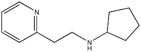 CYCLOPENTYL-(2-PYRIDIN-2-YL-ETHYL)-AMINE Struktur