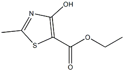 4-HYDROXY-2-METHYLTHIAZOLE-5-CARBOXYLIC ACID ETHYL ESTER Struktur