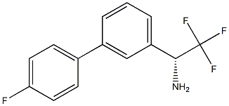 (1R)-2,2,2-TRIFLUORO-1-[3-(4-FLUOROPHENYL)PHENYL]ETHYLAMINE Struktur