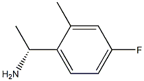 (1R)-1-(4-FLUORO-2-METHYLPHENYL)ETHYLAMINE Struktur