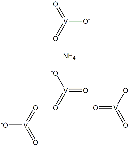 AMMONIUM TETRAVANADATE Struktur