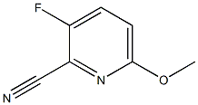 3-FLUORO-6-METHOXYPYRIDINE-2-CARBONITRILE Struktur