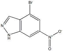 4-BROMO-6-NITROINDAZOLE Struktur