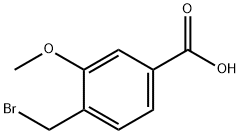 4-BROMOMETHYL-3-METHOXYBENZOIC ACID Struktur