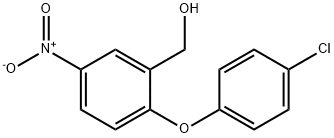 [2-(4-CHLOROPHENOXY)-5-NITROPHENYL]METHANOL Struktur